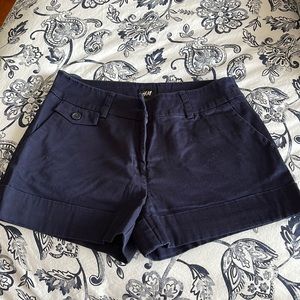 H&M navy blue shorts US 6